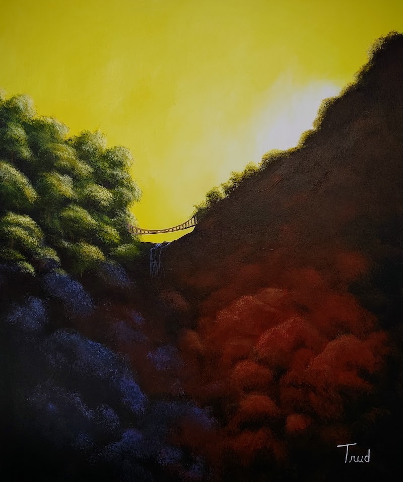 Le Pont de la Différence Acrylique 30 x 36